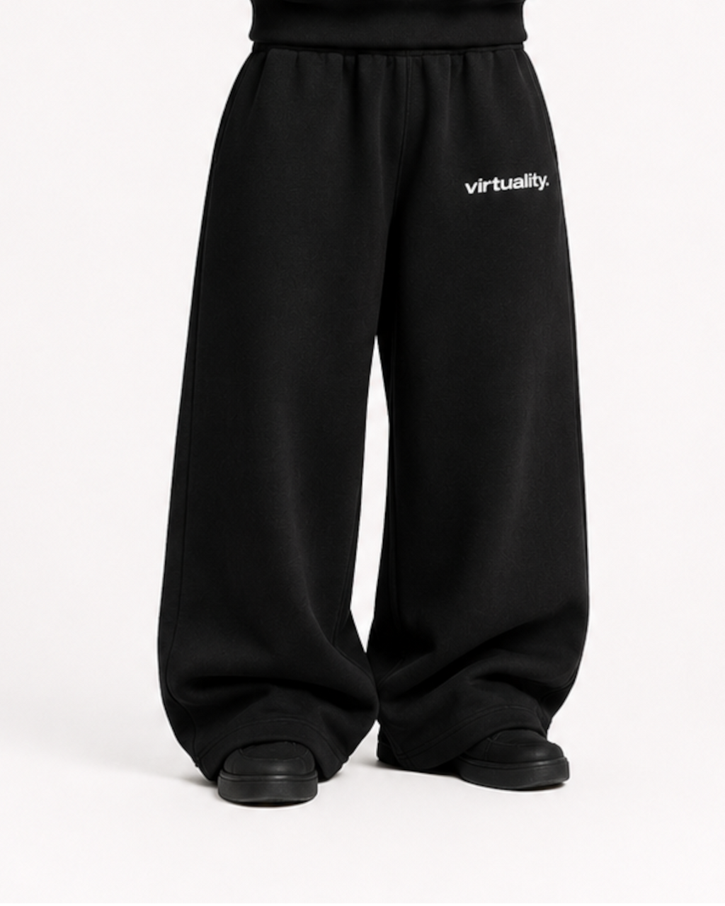 BLACK & WHITE HEAVYDUTY PANTS