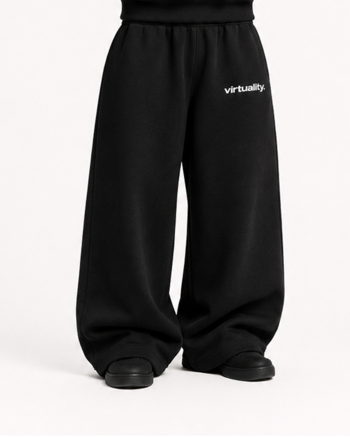BLACK & WHITE HEAVYDUTY PANTS