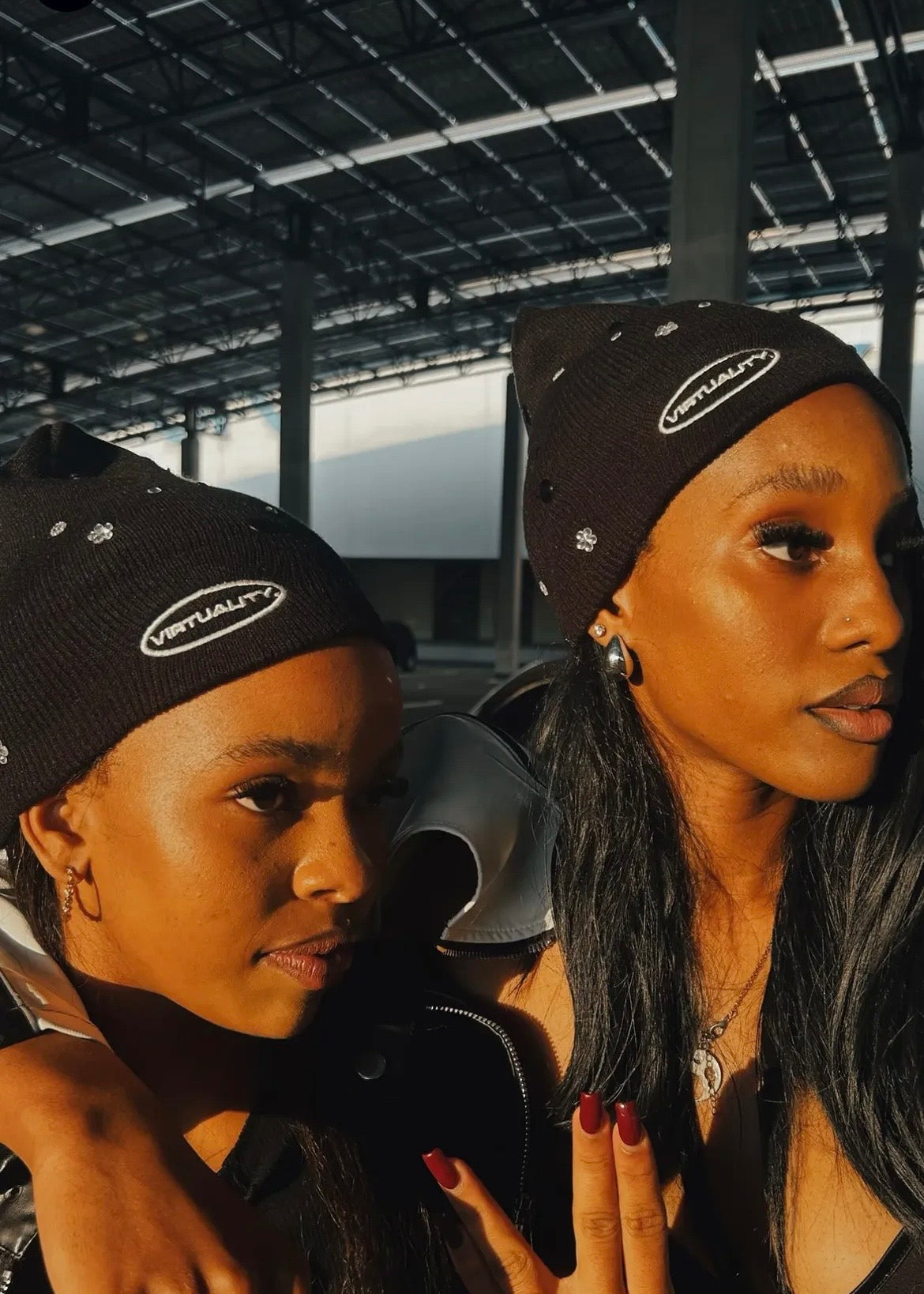 VIRTUALITY RHINETONE BEANIE