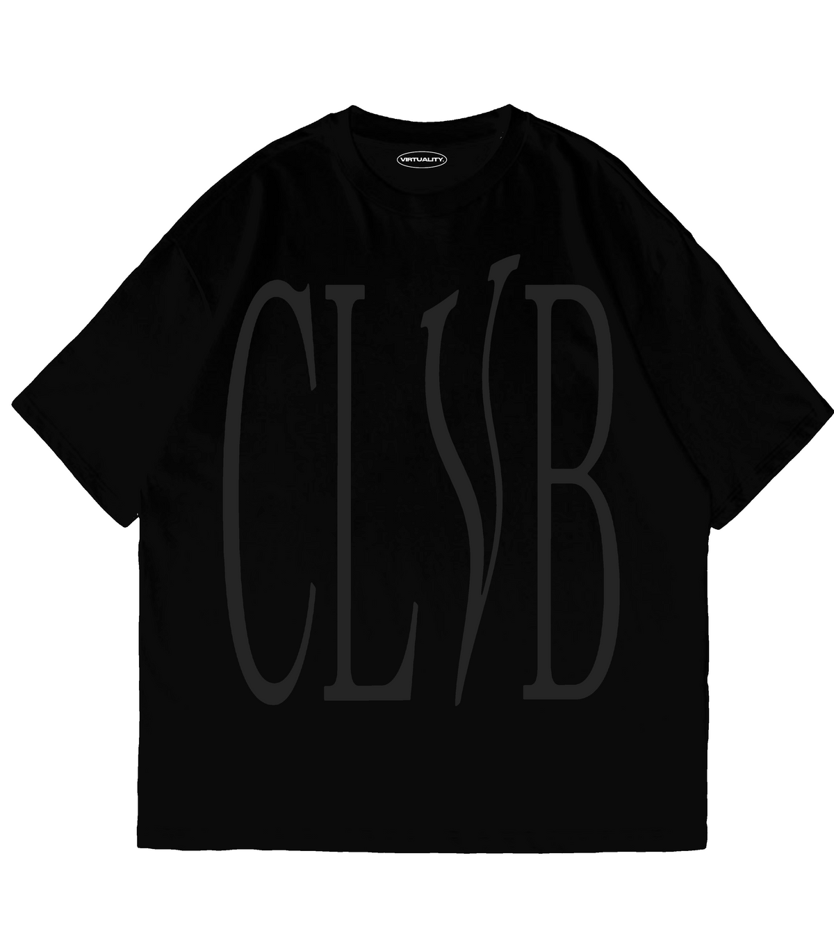 CLVB OVERSIZE T-SHIRT BLACK