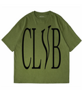 CLVB OVERSIZE T-SHIRT OLIVE GREEN