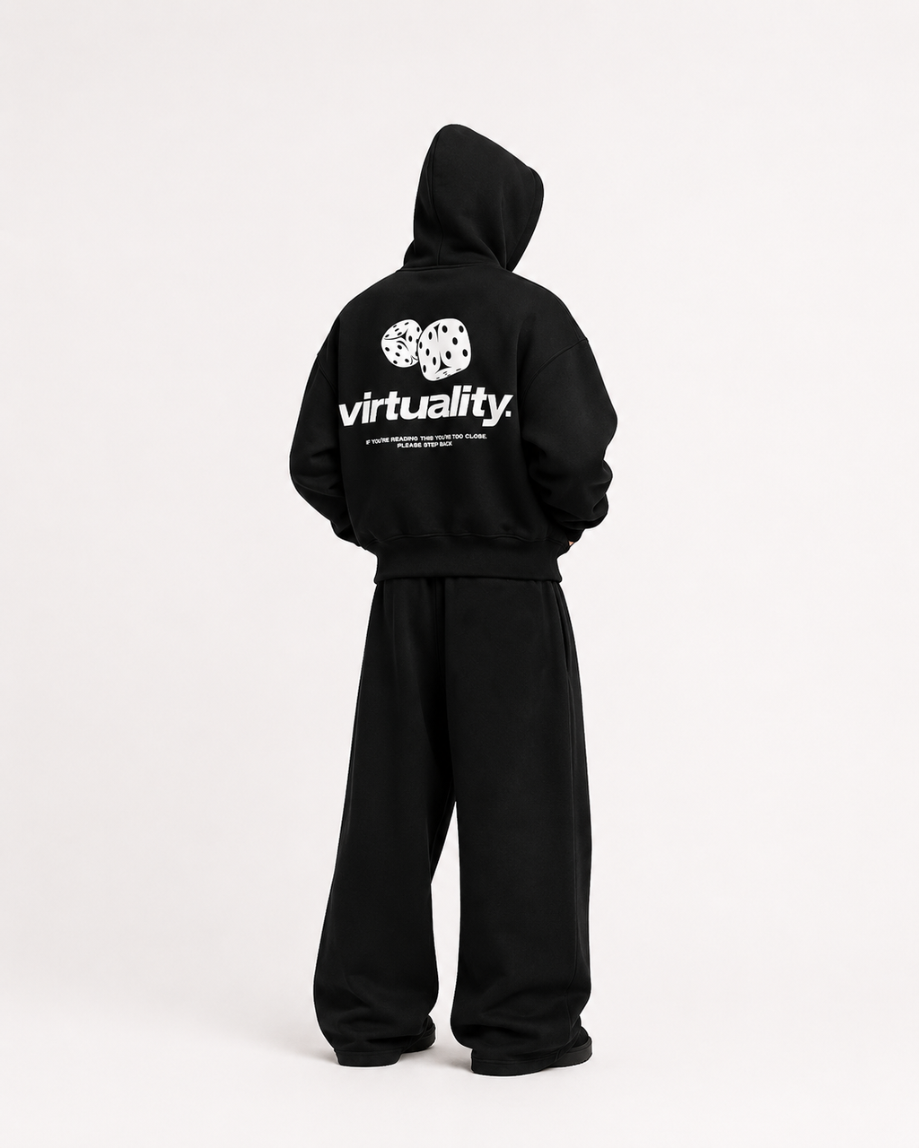 BLACK & WHITE HEAVYDUTY PANTS