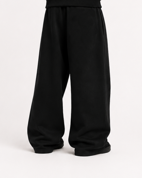 BLACK & RED HEAVYDUTY PANTS